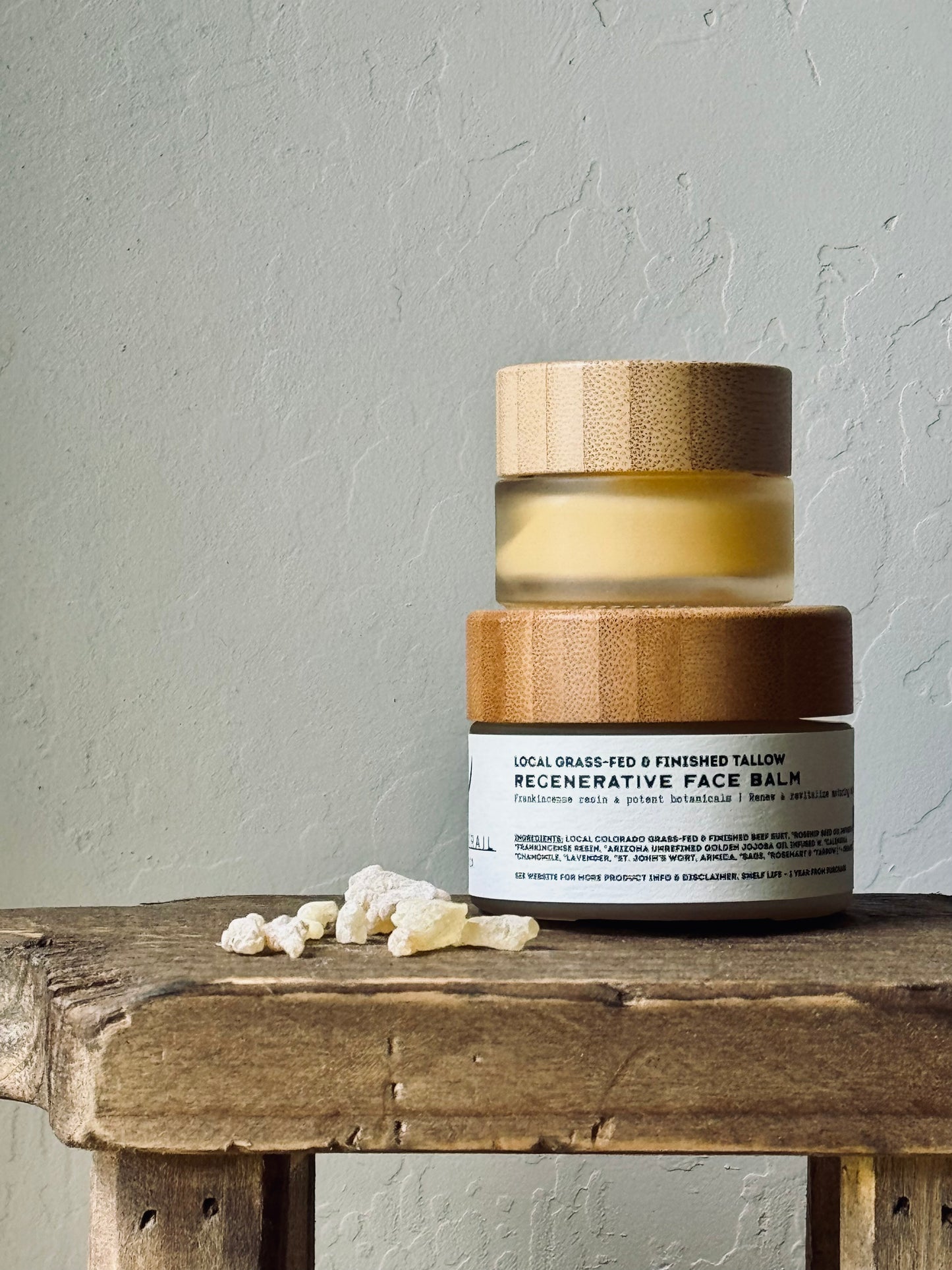 Regenerative Tallow Face Balm | Frankincense Resin