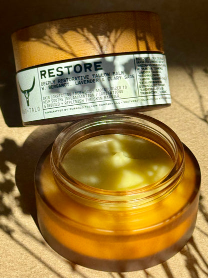 Restore Tallow Balm | Bergamot, Lavender + Clary Sage