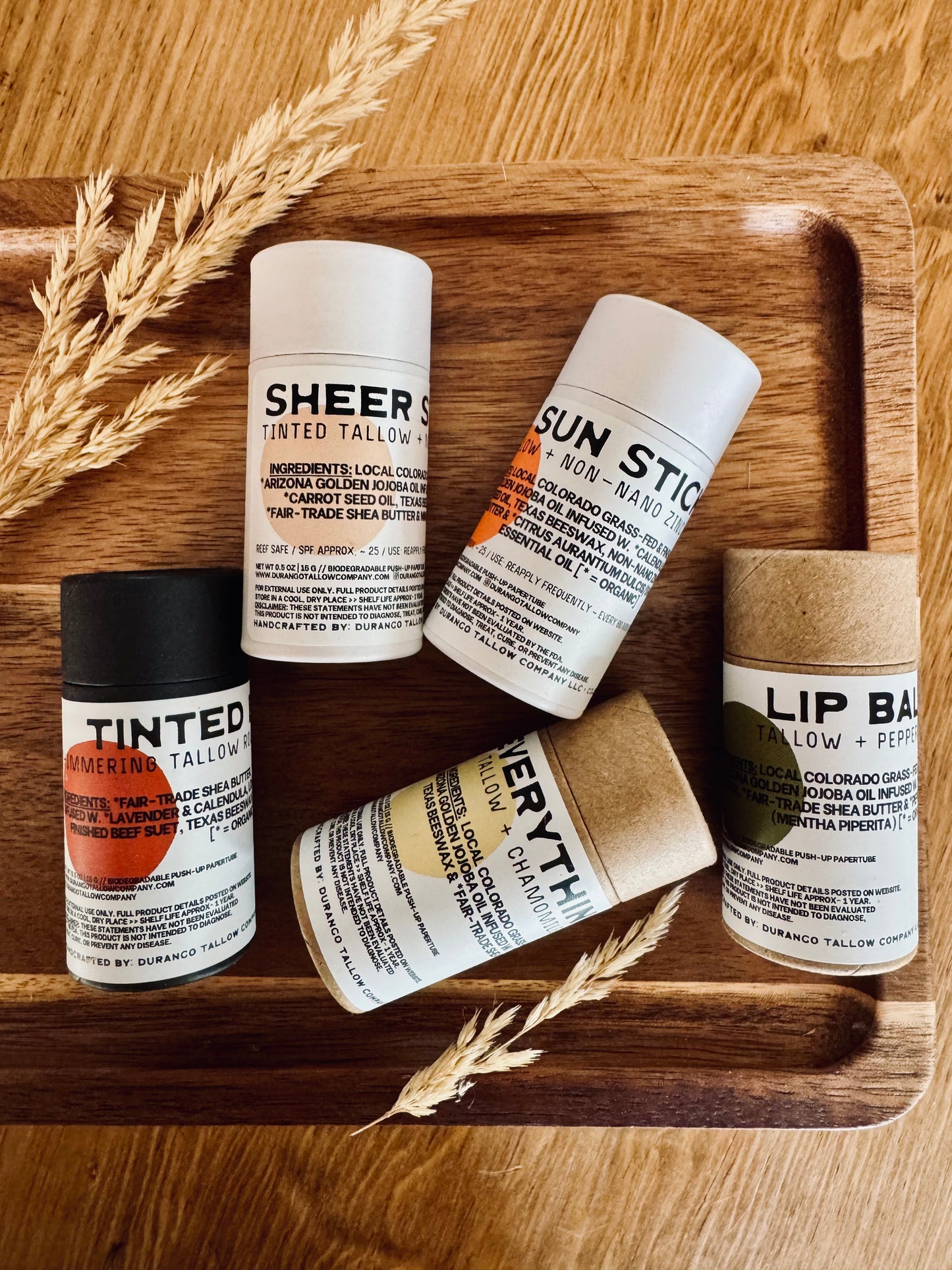 Tallow Lip Balms + Multi-Sticks