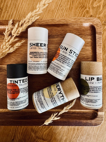 Tallow Lip Balms + Multi-Sticks