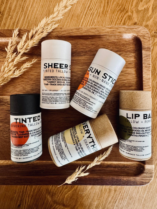 Tallow Lip Balms + Multi-Sticks