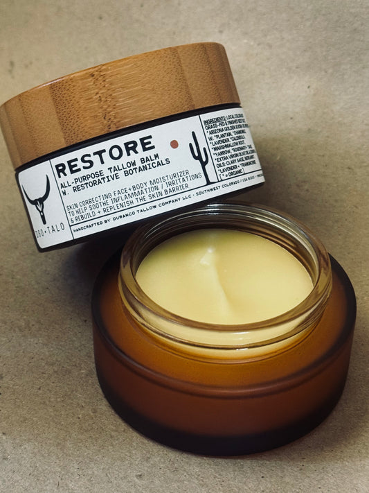 Restore Tallow Balm | Bergamot, Clary Sage + Lavender