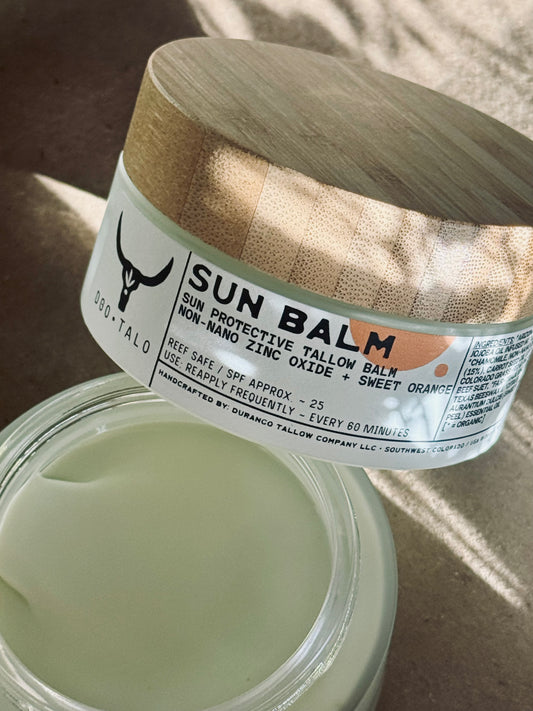Tallow Sun Balm | Non-Nano Zinc Oxide + Sweet Orange