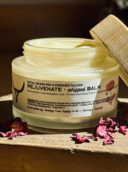 Rejuvenate Whipped Tallow Balm | Rose + Vanilla